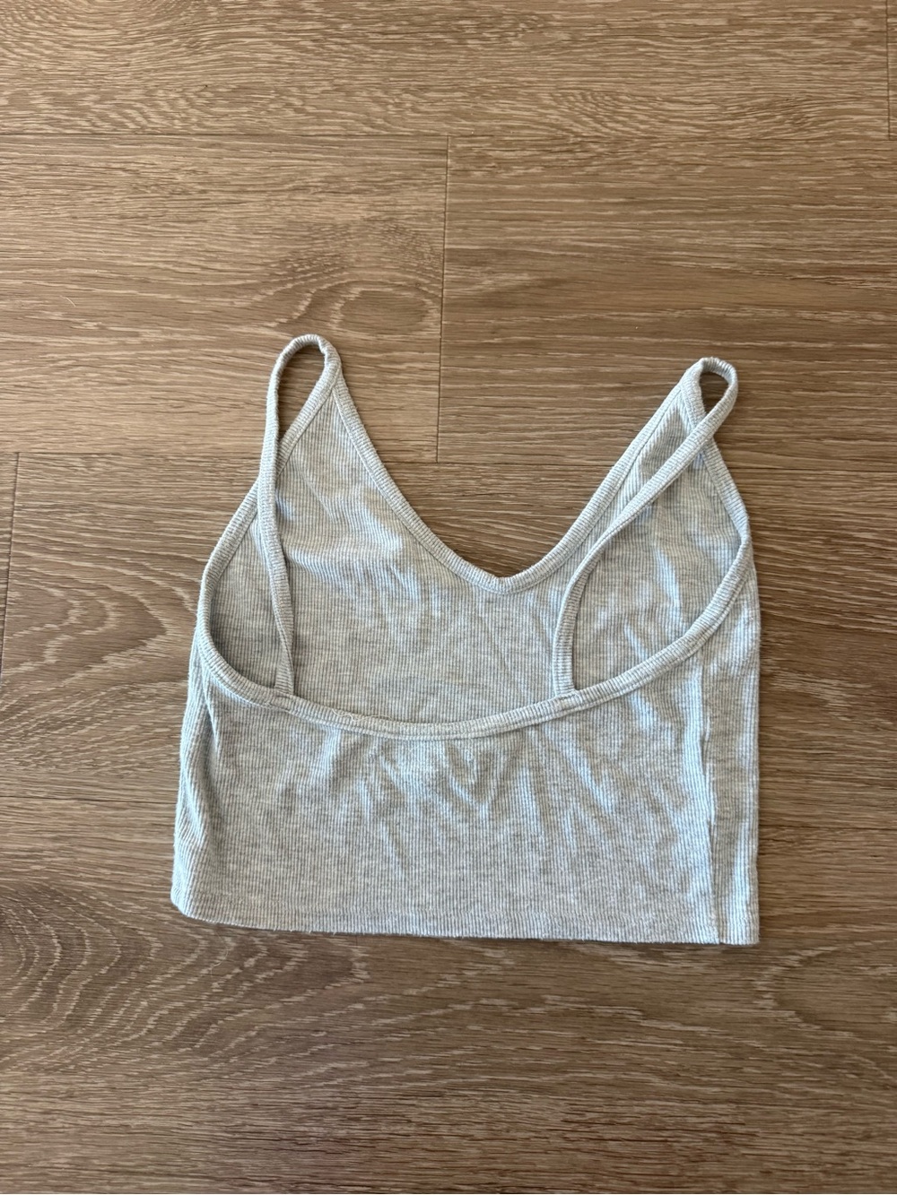 JOAH BROWN STRAPPY CROP TANK - Picture 2 of 7